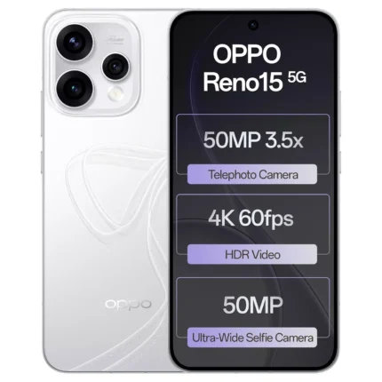 oppo reno 15 5g glacier white