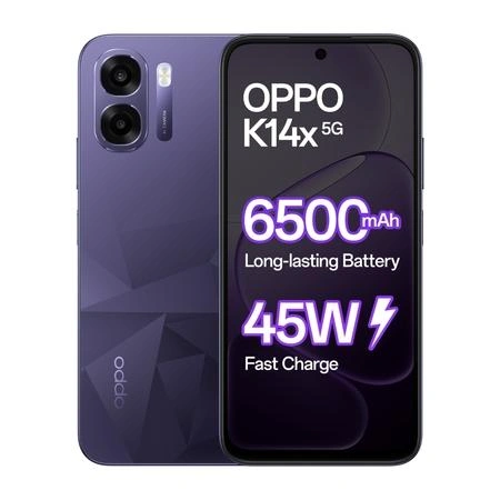 oppo k14x prism violet oppo k14x prism violet
