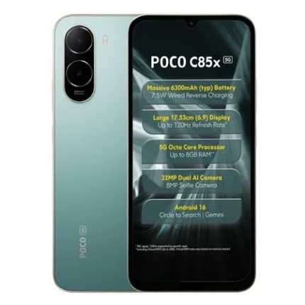 poco c85x emerald green