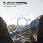 iphone cover anti-yellow cover with uv shield technology