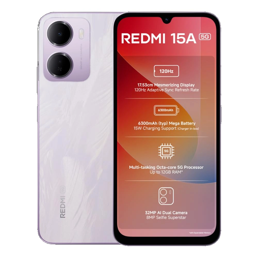 redmi 15A amaze purple