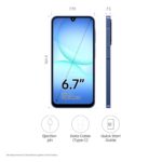 Samsung Galaxy A17 Blue Sidelook