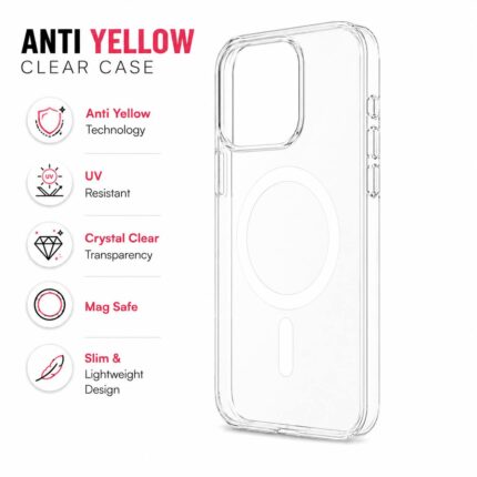 anti yellow clear case