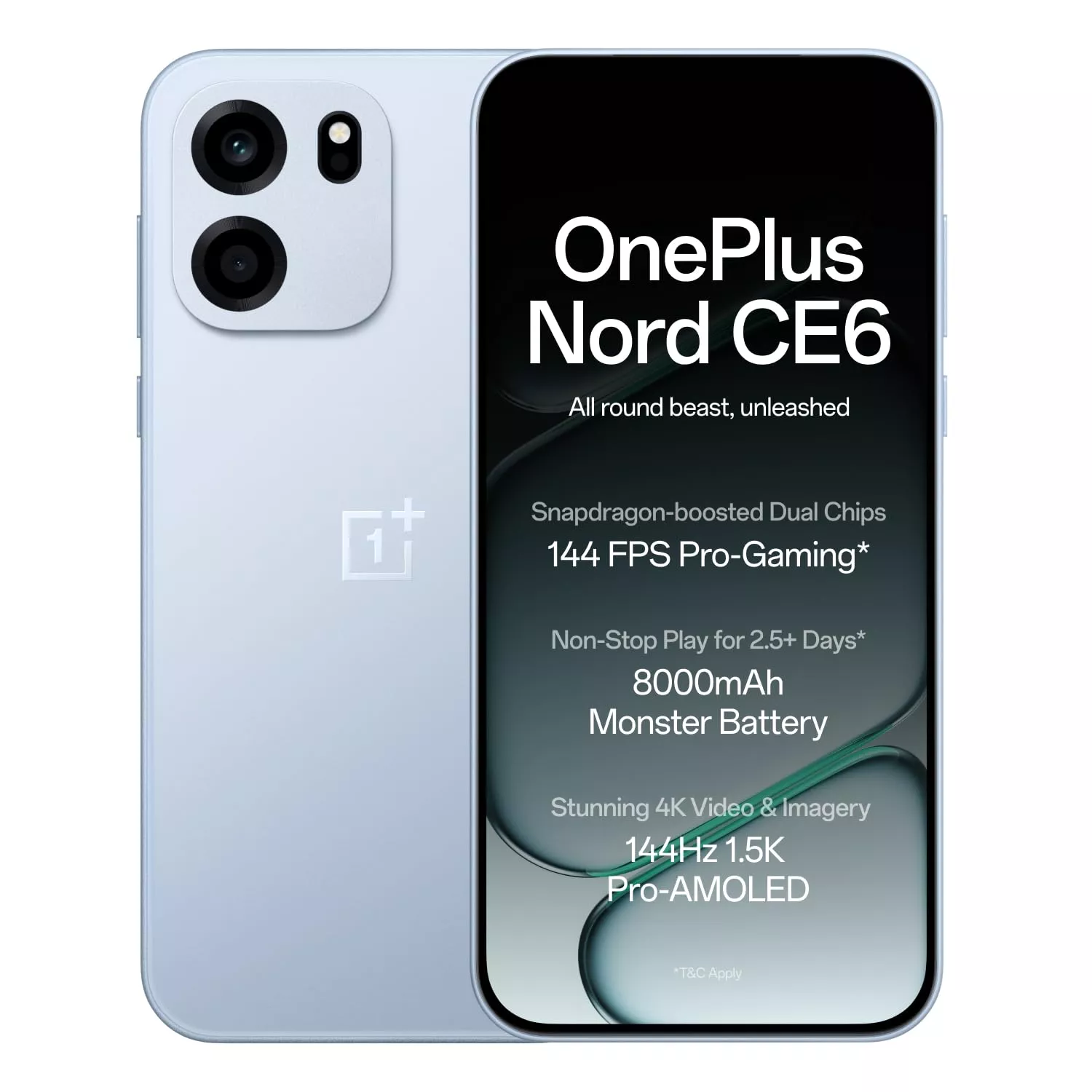 oneplus nord ce6 fresh blue