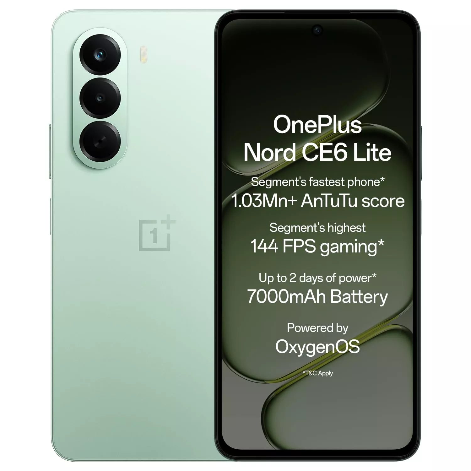 oneplus nord ce6 lite vivid mint