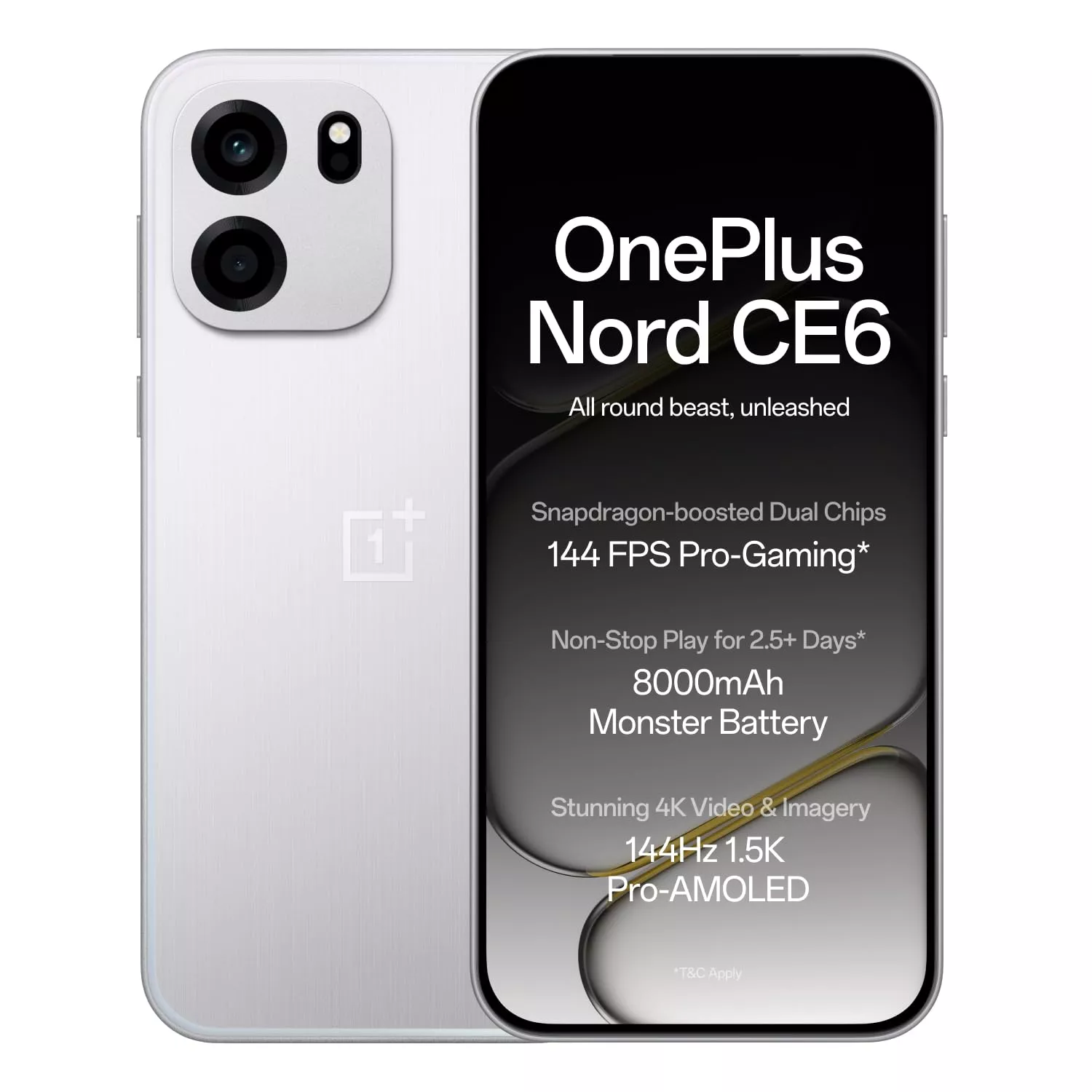 oneplus nord ce6 lunar pearl