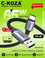 c-koza usb to type-c braided charging cable