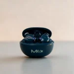 mex blue wireless earbuds