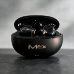 mex black wireless earbuds