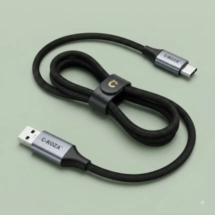 c-koza 65W usb to type-c braided charging cable